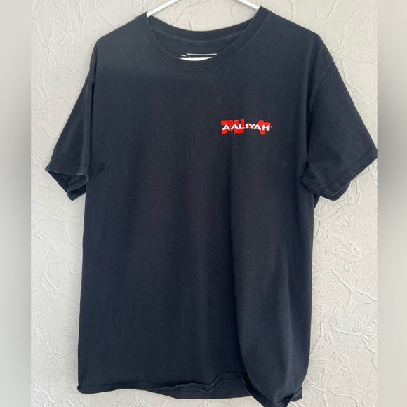 OFFICIAL Aaliyah Shirt 90s Hip Hop R&B Music Special Ripple Junction SZ LARGE - Picture 2 of 4
